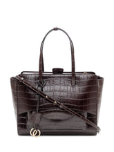 HIDESINS - Borsa a Spalla Flap L con Motivo Cocco - Marrone - LIDIASHOPPING® - Official Website