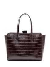 HIDESINS - Borsa a Spalla Flap L con Motivo Cocco - Marrone - LIDIASHOPPING® - Official Website