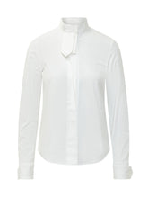 BALOSSA - Bianca High Neck Shirt - White - LIDIASHOPPING® - Official Website