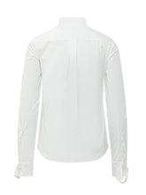 BALOSSA - Bianca High Neck Shirt - White - LIDIASHOPPING® - Official Website