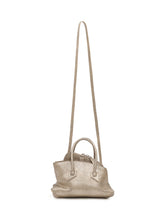 THE ATTICO - Borsa La Passeggiata Mini con Effetto Rettile - Argento - LIDIASHOPPING® - Official Website