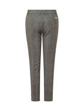 THE ATTICO - Pantaloni Lunghi Principe di Galles - Grigio - LIDIASHOPPING® - Official Website