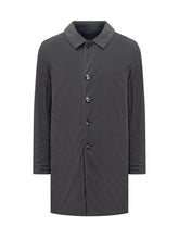 ESTERNO - Cappotto con Chiusura Nascosta - Blu - LIDIASHOPPING® - Official Website