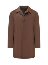 ESTERNO - Cappotto con Chiusura Nascosta - Marrone - LIDIASHOPPING® - Official Website