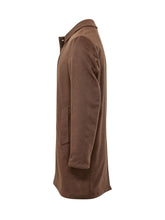 ESTERNO - Cappotto con Chiusura Nascosta - Marrone - LIDIASHOPPING® - Official Website