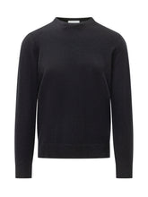 KNIT DE MONSIEUR - Maglia Girocollo con Bordi a Coste - Blu - LIDIASHOPPING® - Official Website