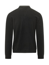 KNIT DE MONSIEUR - Camicia in Maglia con Collo Classico - Nero - LIDIASHOPPING® - Official Website