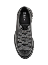 MAZE SHOES - Scarpa Stringata con Suola Dentellata - Nero - LIDIASHOPPING® - Official Website