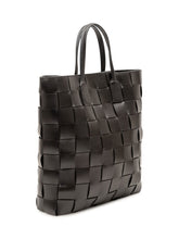 DRAGON DIFFUSION - Borsa Pino Intrecciata - Nero - LIDIASHOPPING® - Official Website