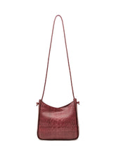 DRAGON DIFFUSION - Borsa Glendhu Hobo Intrecciata - Rosso - LIDIASHOPPING® - Official Website