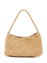 DRAGON DIFFUSION - Basil Woven Shoulder Tote - Gold - LIDIASHOPPING® - Official Website