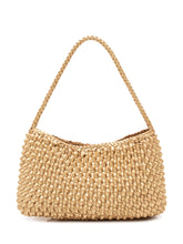 DRAGON DIFFUSION - Basil Woven Shoulder Tote - Gold - LIDIASHOPPING® - Official Website