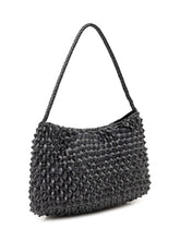 DRAGON DIFFUSION - Borsa Basil Shoulder Tote Intrecciata - Blu - LIDIASHOPPING® - Official Website
