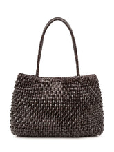 DRAGON DIFFUSION - Borsa S.Croce Cactus Basket Intrecciata - Marrone - LIDIASHOPPING® - Official Website