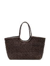 DRAGON DIFFUSION - Borsa Nanutcket Basket Intrecciata - Marrone - LIDIASHOPPING® - Official Website
