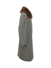 TELA - Cappotto Gavin a Quadri con Collo Voluminoso - Grigio - LIDIASHOPPING® - Official Website
