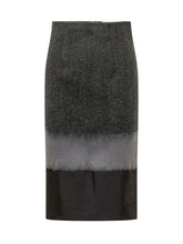 TELA - Nori Midi Skirt with Faded Effect - Grey - LIDIASHOPPING® - Official Website