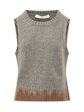 TELA - Gilet Takumi Girocollo con Fondo Sfumato - Grigio - LIDIASHOPPING® - Official Website