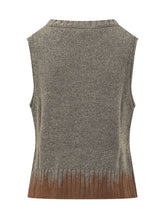 TELA - Gilet Takumi Girocollo con Fondo Sfumato - Grigio - LIDIASHOPPING® - Official Website