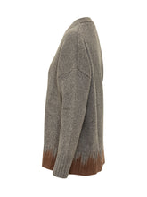TELA - Cardigan Tawan con Scollo a V - Grigio - LIDIASHOPPING® - Official Website