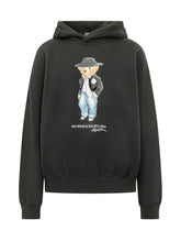POLO RALPH LAUREN - Felpa con Cappuccio E Grafica Orso - Nero - LIDIASHOPPING® - Official Website
