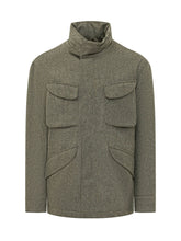 ADHOCONCEPT - Four-Pocket Tweed Jacket - Green - LIDIASHOPPING® - Official Website