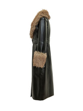 STAND STUDIO - Cappotto Estella con Collo Voluminoso E Cintura - Nero - LIDIASHOPPING® - Official Website
