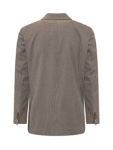 MARSEM - Oversized Double-Breasted Peak-Lapel Blazer - Brown - LIDIASHOPPING® - Official Website