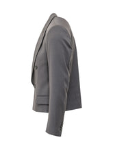 MARSEM - Blazer Spencer Cropped Doppiopetto - Grigio - LIDIASHOPPING® - Official Website