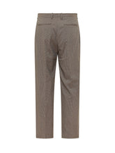 MARSEM - Pantaloni Palazzo con Pinces - Marrone - LIDIASHOPPING® - Official Website