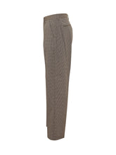 MARSEM - Pantaloni Palazzo con Pinces - Marrone - LIDIASHOPPING® - Official Website