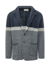 SANFREDI - Giacca Uomo Monopetto con Revers Classici - Blu - LIDIASHOPPING® - Official Website