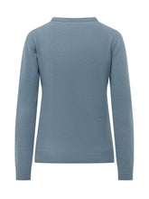 BRUNELLO CUCINELLI - Maglia Girocollo a Maniche Lunghe - Blu - LIDIASHOPPING® - Official Website