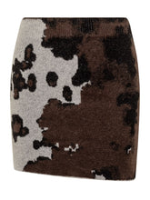 AKEP - Carol Jacquard Knit Mini Skirt - Brown - LIDIASHOPPING® - Official Website