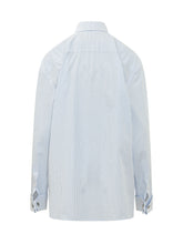 DONDUP - Camicia a Righe con Tasca - Blu - LIDIASHOPPING® - Official Website