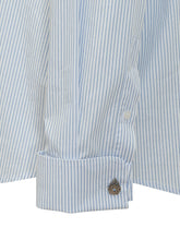 DONDUP - Camicia a Righe con Tasca - Blu - LIDIASHOPPING® - Official Website