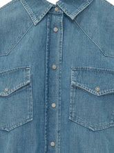 DONDUP - Camicia con Tasche Applicate - Blu - LIDIASHOPPING® - Official Website