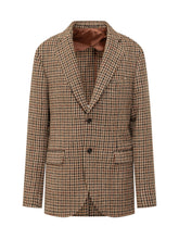 WALKER SLATER - Blazer con Motivo Pied de Poule - Marrone - LIDIASHOPPING® - Official Website