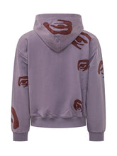 KIDSUPER - Felpa con Cappuccio e Motivi Occhio Applicati - Viola - LIDIASHOPPING® - Official Website