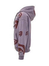 KIDSUPER - Felpa con Cappuccio e Motivi Occhio Applicati - Viola - LIDIASHOPPING® - Official Website