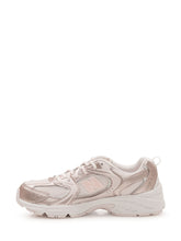 NEW BALANCE - Low top sneakers featuring mesh inserts and layered curved overlays. Designed with lace fastening, an applied side logo, padded collar and a sculpted sole with a textured tread. - White - LIDIASHOPPING® - Official Website