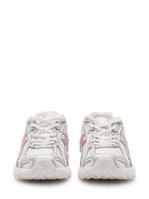 NEW BALANCE - Low top sneakers featuring mesh inserts and layered curved panels. Detailed with lace fastening, a raised side logo, padded collar and a thick sculpted sole with a structured tread. - Grey - LIDIASHOPPING® - Official Website