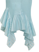 Transparent Ruffle Dress Aqua Marine - Givenchy | Lidia Shopping