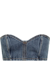 Bandeau Denim Top - Monot | Lidia Shopping