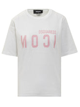 T-Shirt with Logo - Dsquared2 Icon Collection | Lidia Shopping