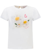 MONNALISA - Floral T-Shirt - White | Lidia Shopping | Official Website