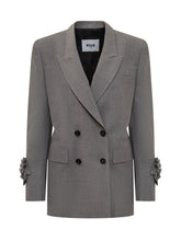 Jacket with Floral Decoration - Msgm | Lidia Shopping