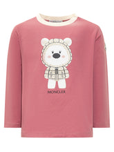 MONCLER KIDS - T-Shirt - Rosa - LIDIASHOPPING® - Official Website
