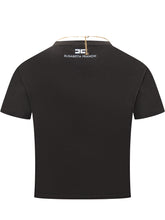 T_Shirt with Bow Necklace - Elisabetta Franchi | Lidia Shopping