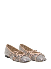 Mesh ballerinas with crystals - Mach And Mach | Lidia Shopping